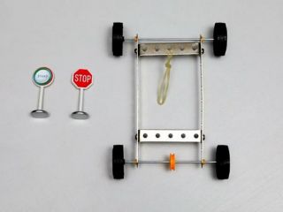 用橡皮筋作动力